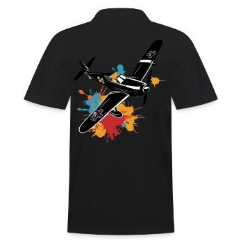 Modèle Avion Pilote Avion Hobby Design - Polo Homme - noir - Dos - Kai (181cm)