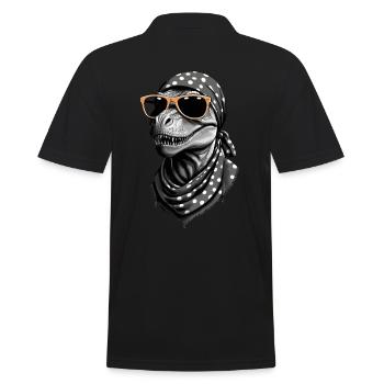 Drôle Dinosaure Maman Cool Dino Femme Style - Polo Homme - noir - Dos - Kai (181cm)
