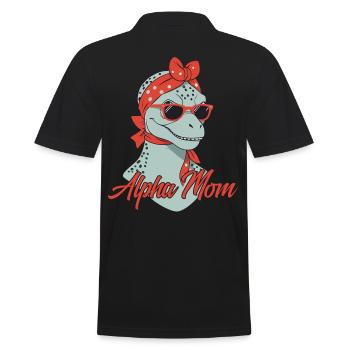 Alpha Maman Drôle Dinosaure Maman Cool Dinosaure - Polo Homme - noir - Dos - Kai (181cm)