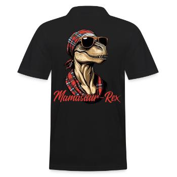 Mamasaur Rex Drôle Dinosaure Mère Iconique - Polo Homme - noir - Dos - Kai (181cm)