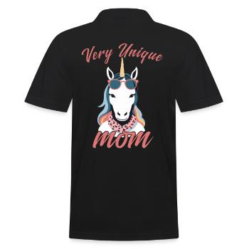 Licorne maman licornes aimant très Unique - Polo Homme - noir - Dos - Kai (181cm)