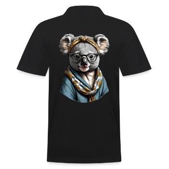 Drôle Koala Maman Mignon Koala Ours Amour - Polo Homme - noir - Dos - Kai (181cm)