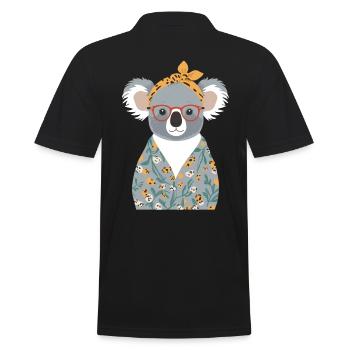 Drôle Koala Maman Mignon Fête des Mères Maman - Polo Homme - noir - Dos - Kai (181cm)