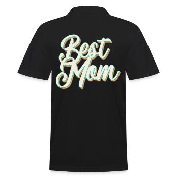 Meilleure maman fière maman conception de la fête des mères - Polo Homme - noir - Dos - Kai (181cm)