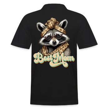 Meilleur design de raton laveur de maman parfait pour la fête des mères - Polo Homme - noir - Dos - Kai (181cm)