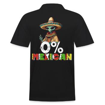 Célébration mexicaine extraterrestre drôle Fiesta disant célébration - Polo Homme - noir - Dos - Kai (181cm)