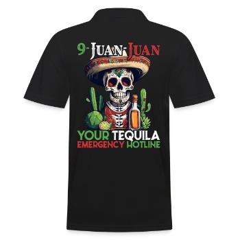 Drôle de Tequila Dicton Cinco De Mayo Design - Polo Homme - noir - Dos - Kai (181cm)