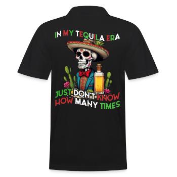 Lustige Tequila Era Cinco De Mayo Mexiko - Männer Poloshirt - Schwarz - Hinten - Kai (181cm)