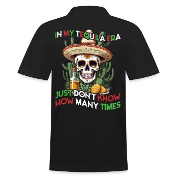 Lustige Tequila Era Cinco De Mayo Mexiko - Männer Poloshirt - Schwarz - Hinten - Kai (181cm)