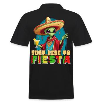 Fête mexicaine de la fête extraterrestre amusante - Polo Homme - noir - Dos - Kai (181cm)