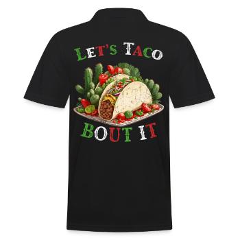 Drôle de tacos Dicton Cinco De Mayo Mexicain - Polo Homme - noir - Dos - Kai (181cm)