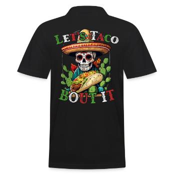 Drôle de tacos Dicton Cinco De Mayo Mexicain - Polo Homme - noir - Dos - Kai (181cm)