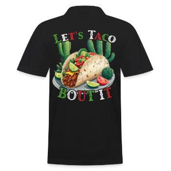 Drôle de tacos Dicton Cinco De Mayo Mexicain - Polo Homme - noir - Dos - Kai (181cm)