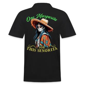 Design amusant de Margarita pour Cinco de Mayo - Polo Homme - noir - Dos - Kai (181cm)