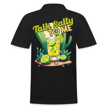 Lustiger Tequila Spruch Cinco De Mayo Mexiko - Männer Poloshirt - Schwarz - Hinten - Kai (181cm)