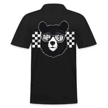 Ours Père Drôle Père Style Parfait - Polo Homme - noir - Dos - Kai (181cm)