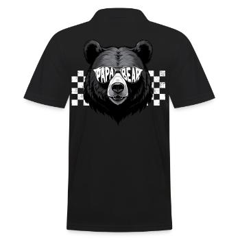 Ours Père Drôle Père Style Parfait - Polo Homme - noir - Dos - Kai (181cm)