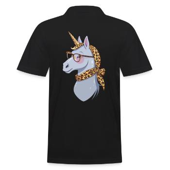 Licorne Maman Drôle Maman Fête des Mères Licornes - Polo Homme - noir - Dos - Kai (181cm)