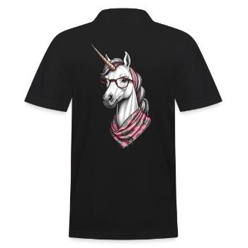 Licorne Maman Drôle Maman Fête des Mères Licornes - Polo Homme - noir - Dos - Kai (181cm)