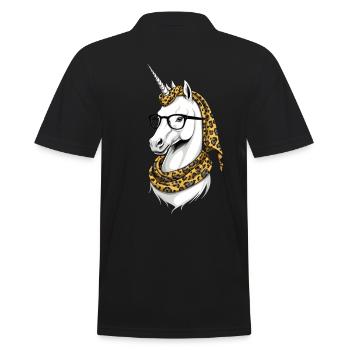 Licorne Maman Drôle Maman Licornes Maman aimante - Polo Homme - noir - Dos - Kai (181cm)