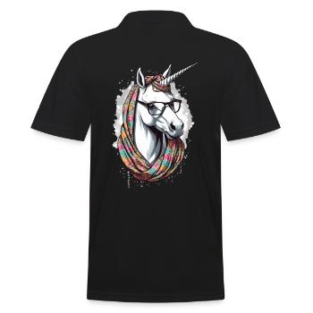 Licorne Maman Fête des mères Licornes Maman drôle - Polo Homme - noir - Dos - Kai (181cm)