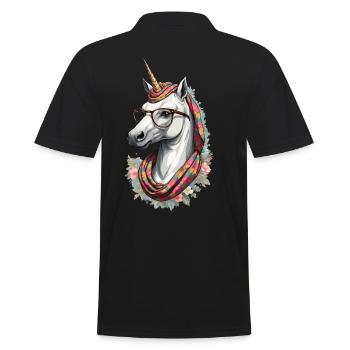 Licorne Maman Drôle Maman Licornes Maman aimante - Polo Homme - noir - Dos - Kai (181cm)