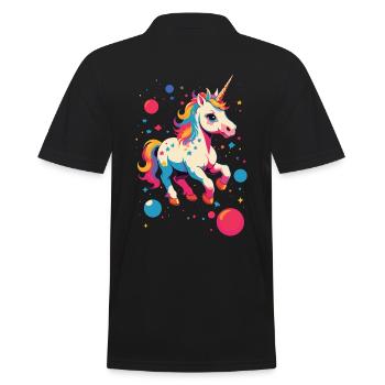 Amoureux de la licorne Design Licornes drôles - Polo Homme - noir - Dos - Kai (181cm)