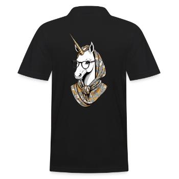 Licorne Maman Drôle Maman Fête des Mères Licornes - Polo Homme - noir - Dos - Kai (181cm)