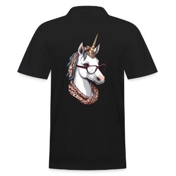 Fière maman licorne maman élégante - Polo Homme - noir - Dos - Kai (181cm)