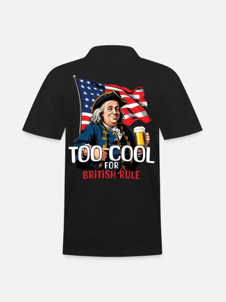 No British rule Celebrate the - Men's Polo Shirt - black