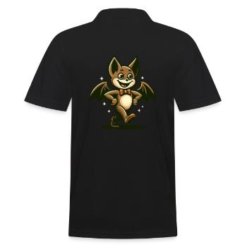 Lustige Halloween Party Gruselige Spuk Saison - Männer Poloshirt - Schwarz - Hinten - Kai (181cm)