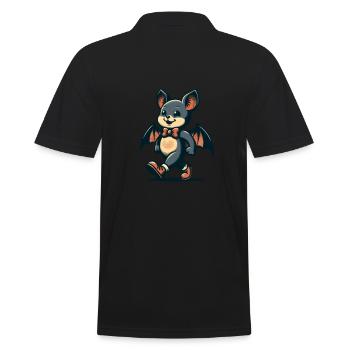 Lustige Halloween Party Gruselige Spooky Saison - Männer Poloshirt - Schwarz - Hinten - Kai (181cm)