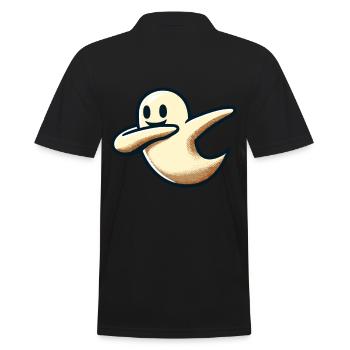 Lustiger Halloween Party Spuk Saison - Männer Poloshirt - Schwarz - Hinten - Kai (181cm)