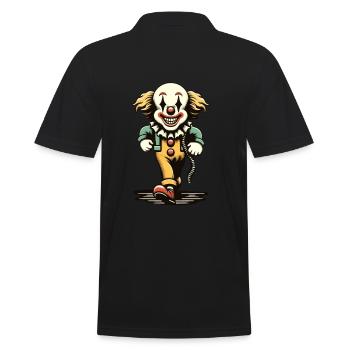 Halloween Costume Décoration Spooky Party Design - Polo Homme - noir - Dos - Kai (181cm)