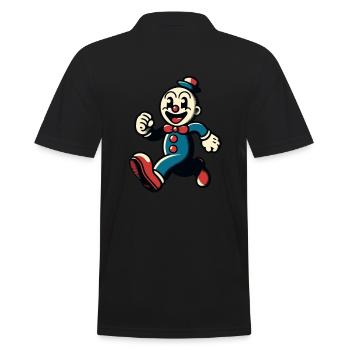 Halloween Costume Décoration Spooky Party Design - Polo Homme - noir - Dos - Kai (181cm)