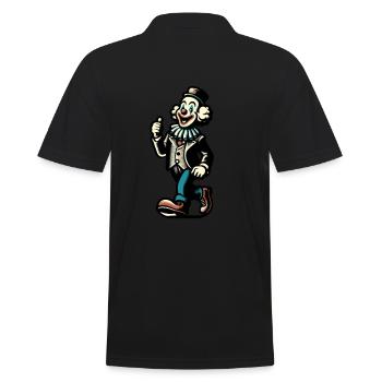 Halloween Costume Décoration Spooky Party Design - Polo Homme - noir - Dos - Kai (181cm)
