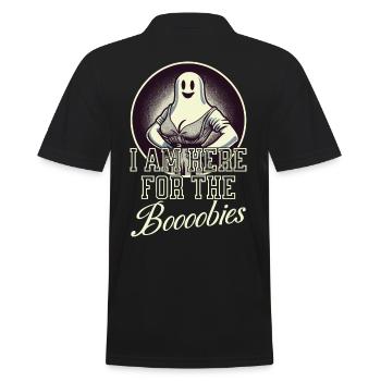 Drôle de dicton fantôme pour le costume d’Halloween - Polo Homme - noir - Dos - Kai (181cm)