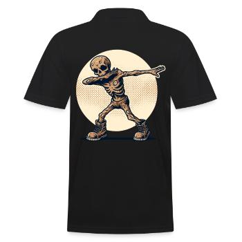 Dabbing Zombie Drôle Dabbing Design - Polo Homme - noir - Dos - Kai (181cm)
