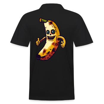 Zombie Banane Banane Amoureux Décoration d’Halloween - Polo Homme - noir - Dos - Kai (181cm)