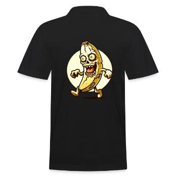 Zombie Banane Banane Amoureux Halloween Costume - Polo Homme - noir - Dos - Kai (181cm)