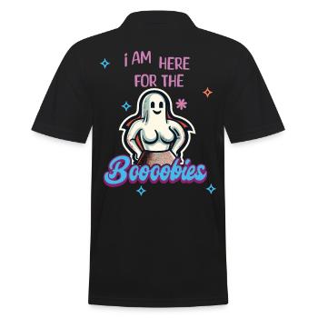 Costume d’Halloween Drôle Fantômes Dire - Polo Homme - noir - Dos - Kai (181cm)