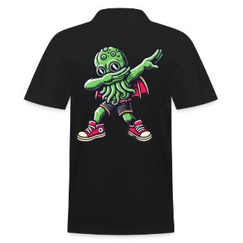 Dabbing drôle Cthulhu Dabbing Design - Polo Homme - noir - Dos - Kai (181cm)