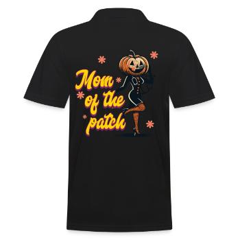 Maman du champ de citrouilles drôle disant Halloween - Polo Homme - noir - Dos - Kai (181cm)