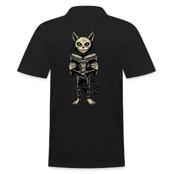 Démons effrayants chat chat noir design - Polo Homme - noir - Dos - Kai (181cm)