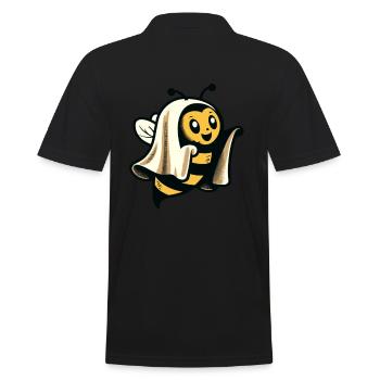 Drôle d’abeille fantôme Abeille fantôme mignonne - Polo Homme - noir - Dos - Kai (181cm)