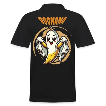 Drôle de Banana Ghost Ghost Boonana Costume - Polo Homme - noir - Dos - Kai (181cm)