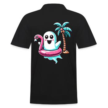 Été Halloween Rétro Vintage Style Plus Drôle - Polo Homme - noir - Dos - Kai (181cm)