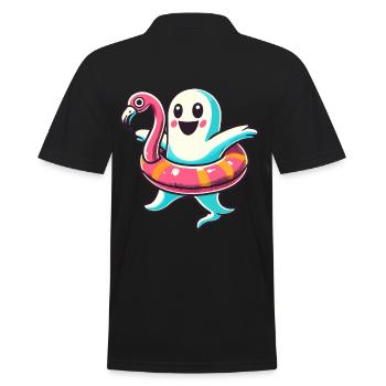 Été Halloween Drôle Mode de vie Rétro Vintage - Polo Homme - noir - Dos - Kai (181cm)