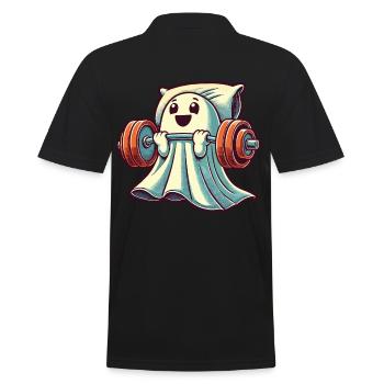 Fun gym Entraînement Renforcement musculaire - Polo Homme - noir - Dos - Kai (181cm)