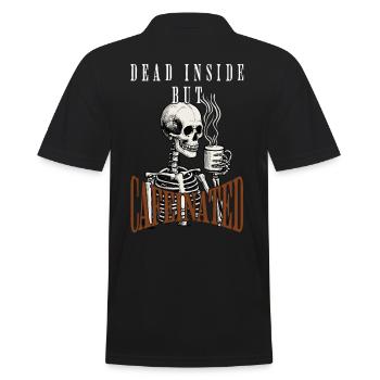 Drôle de dicton de café pour Halloween - Polo Homme - noir - Dos - Kai (181cm)